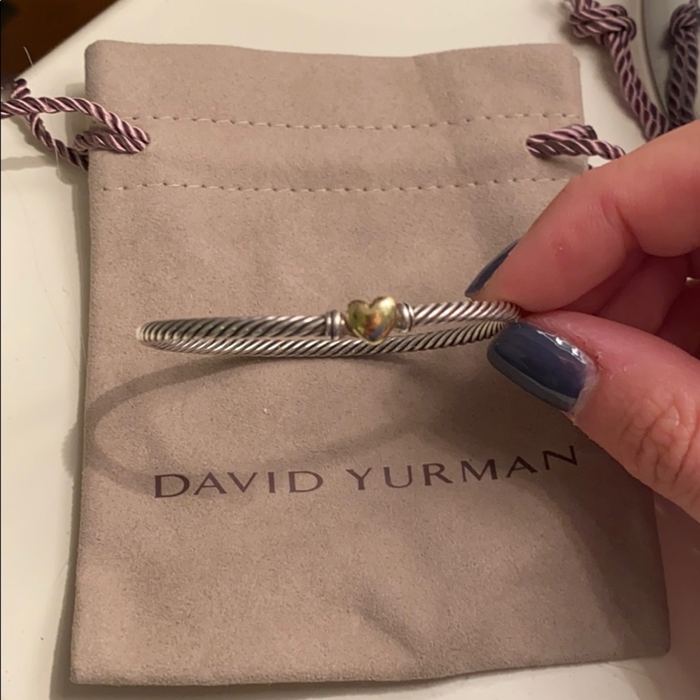 David Yurman heart clap bracelet